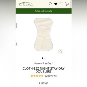 4 Cloth Eez Stay Dry Nighttime Doublers